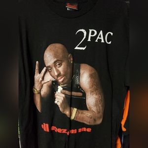 Death Row Record 2Pac All Eyez On Me Large Tee